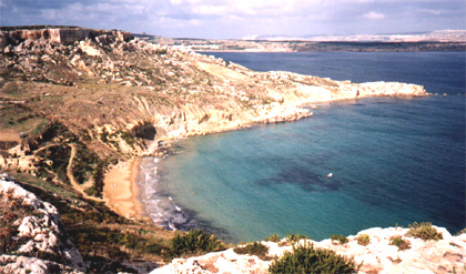 Selmun Bay (Imgiebah), Mellieha, Malta