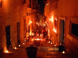 Birgu by night